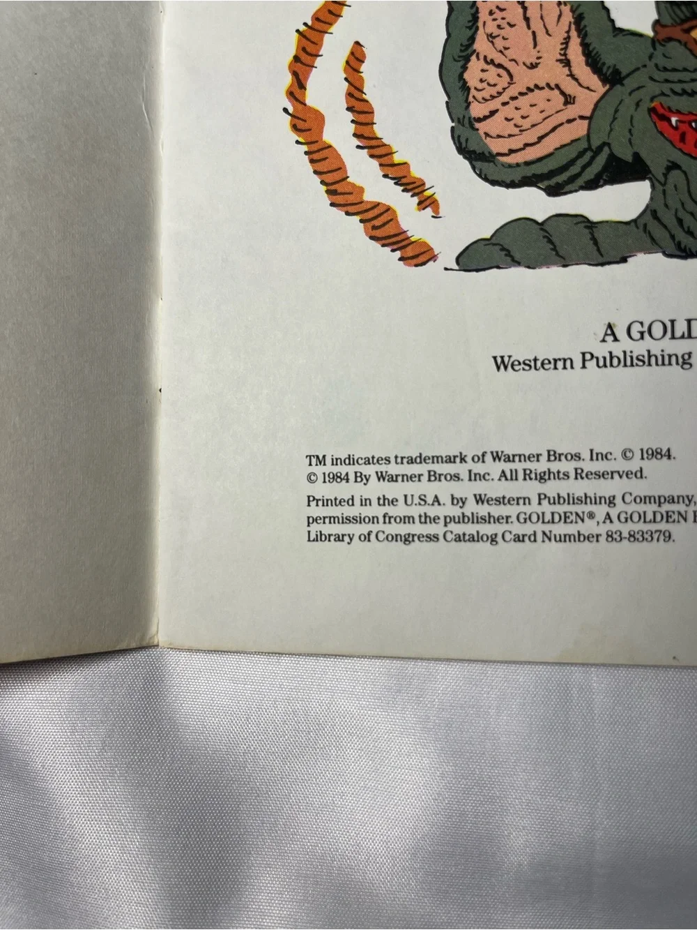 Vintage 1984 Gremlins To Catch a Gremlin Golden Paperback Book Movie